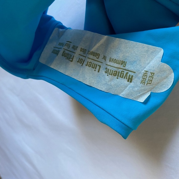 Athleta Malibu One Piece Swimsuit Blue - Picture 9 of 9